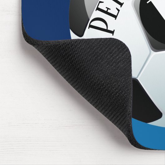 Monogramm des benutzerdefinierten Fußball-Baller Mousepad (Ecke)