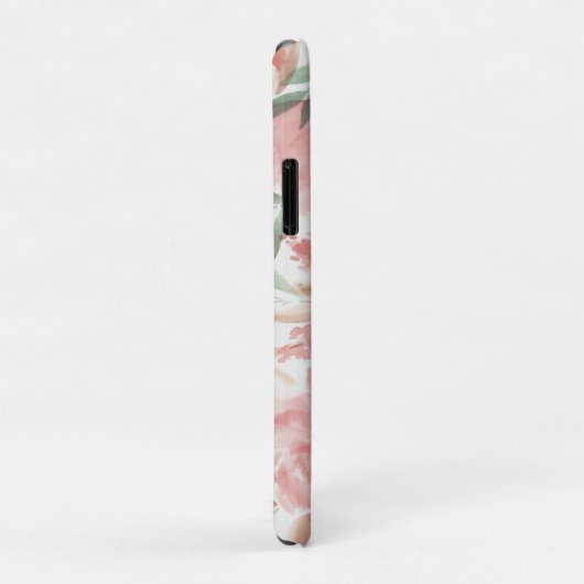 Monogramm des Blumenmusters Case-Mate iPhone Hülle (Hinten/Rechts)