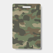 Monogramm des Camouflage Green Camouflage Arms Ausweis (Rückseite)