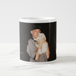 Monogramm des Cat-Fotos meiner Liebe Jumbo-Tasse
