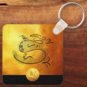 Monogramm des chinesischen und vietnamesischen Hol Schlüsselanhänger (Rückseite)