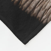 Monogramm des Elephant-Fotos Fleecedecke (Ecke)