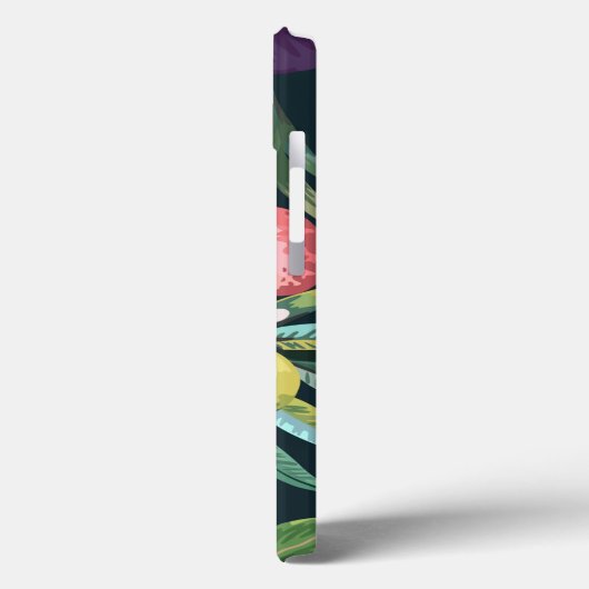 Monogramm des exotischen tropischen Paradieses Case-Mate iPhone Hülle (Rückseite / Links)