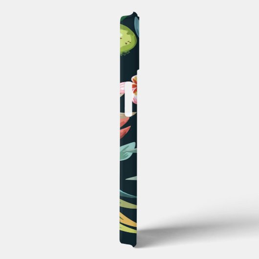 Monogramm des exotischen tropischen Paradieses Case-Mate iPhone Hülle (Rückseite / Rechts)