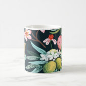 Monogramm des exotischen tropischen Paradieses Kaffeetasse (Mittel)