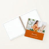 Monogramm des Fotos Orange im Sketchbook Notizblock (Innenseite)
