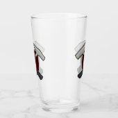 Monogramm des Geologen mit Rockhammer Glas (Rechts)