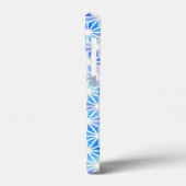 Monogramm des geometrischen Eisgitters Case-Mate iPhone Hülle (Rückseite / Links)