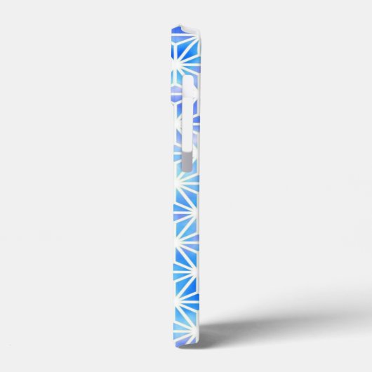 Monogramm des geometrischen Eisgitters Case-Mate iPhone Hülle (Rückseite / Links)