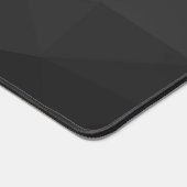 Monogramm des grauen dunklen Gradient Geometric Me Schreibtischunterlage (Ecke)