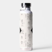 Monogramm des griechischen Geschichtsmusters des a Trinkflasche (Rechts)