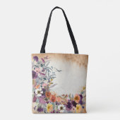 Monogramm des Herbstes mit Aquarellfarben Tasche (Rückseite)