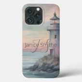 Monogramm des Leuchtturms Case-Mate iPhone Hülle (Rückseite)