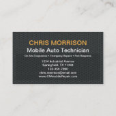 Monogramm des mechanischen QR-Auto Visitenkarte (Rückseite)