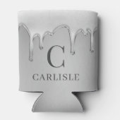 Monogramm des Metallic Dripping Chrome Monogram Dosenkühler (Rückseite)