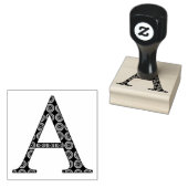 Monogramm des mittelalterlichen Damaskus Letter A Gummistempel (Stempel)