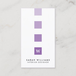 Monogramm des modernen Beruflichen Innendesigners Visitenkarte