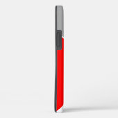 Monogramm des modernen geometrischen roten grauen  Case-Mate iPhone hülle (Rückseite / Rechts)