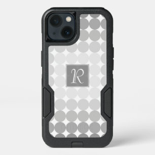 Monogramm des modernen grauen Kreises