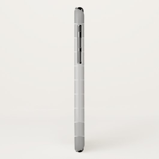 Monogramm des modernen grauen Kreises Case-Mate iPhone Hülle (Hinten/Links)