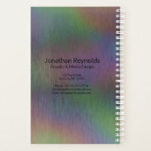 Monogramm des modernen holografischen Metalls - Pl Planer (Rückseite)