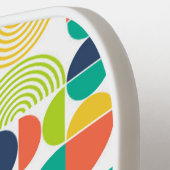 Monogramm des modernen Retro-Individuellen Namens Pickleball Schläger (Linke Seite)