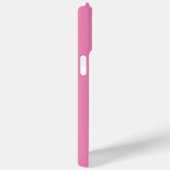 Monogramm des modernen rosa roten Namens Case-Mate iPhone Hülle (Rückseite / Rechts)