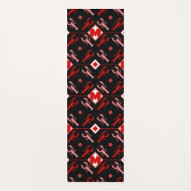 Monogramm des Musters "Coastal Red & Black Humster