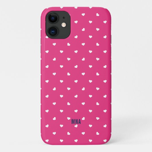 Monogramm des Musters für das Muster niedliches Ho Case-Mate iPhone Hülle (Rückseite)