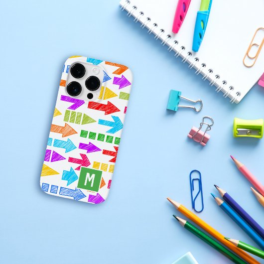 Monogramm des Musters für ein Muster eines moderne Case-Mate iPhone Hülle