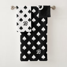 Monogramm des Musters "Schwarzes und Weiß"