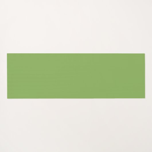 Monogramm des niedlichen Girl Feminine Leaf-Muster Yogamatte (Rückseite (Horizontal))