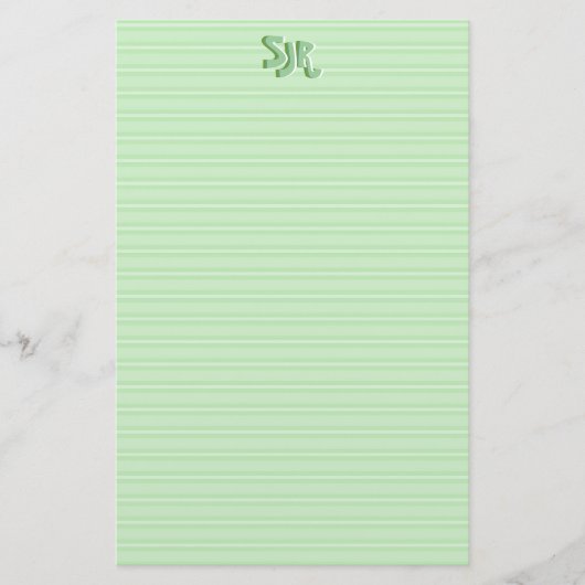 Monogramm des Papiers für das Papier der Papiersta (Vorderseite)