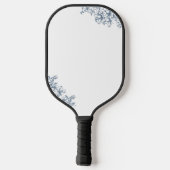 Monogramm des personalisierten Gurtballons Pickleball Schläger (Rückseite)