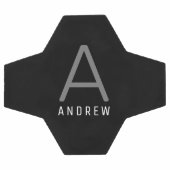 Monogramm des personalisierten Individuellen Namen Fußball (Flach)