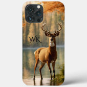 Monogramm des phantastischen 12-Punkte-Bucks Case-Mate iPhone Hülle (Rückseite)