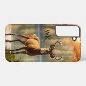 Monogramm des phantastischen 12-Punkte-Bucks Samsung Galaxy Hülle (Rückseite (Horizontal))