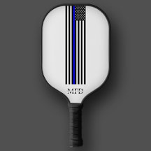 Monogramm des Polizeibeamten für moderne Thin Blue
