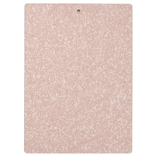 Monogramm des rosa Glitzer Klemmbrett (Rückseite)