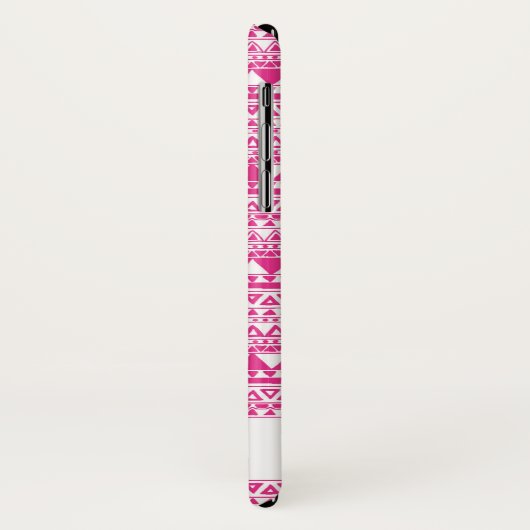 Monogramm des rosa Stammmusters Case-Mate iPhone Hülle (Hinten/Links)