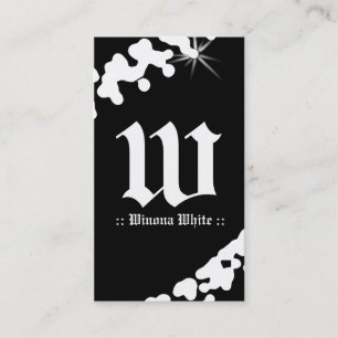 MONOGRAMM des SCHIMMER-311-WHITE Visitenkarte