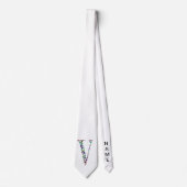 Monogramm des Schmucksteins Brief V Krawatte (Vorderseite)