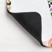 Monogramm des Schmucksteins Brief V Mousepad (Ecke)