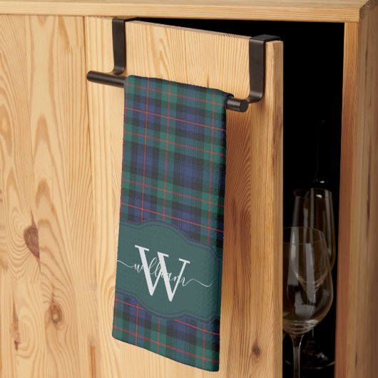 Monogramm des schottischen Clans Murray of Atholl  Geschirrtuch (Drittel gefaltet)