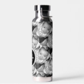 Monogramm des Schwarz-weißen Fotos anpassen Trinkflasche (Links)