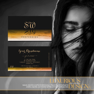 Monogramm des Shadow-Schriftartes des Musters "Sch Visitenkarte