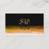 Monogramm des Shadow-Schriftartes des Musters "Sch Visitenkarte (Vorderseite)