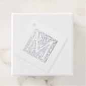 Monogramm des SilberJahrestags Geschenkanhänger (Mit Box)