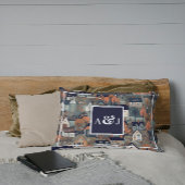 Monogramm des skandinavischen Dorfes Kissenbezug