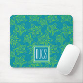 Monogramm des Starfish-Mengen-Muster-| Mousepad (Mit Mouse)
